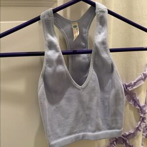 FP Movement by Free People Light Blue Tank Top